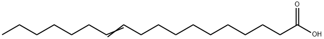 TRANS-11-OCTADECENOIC ACID Structure