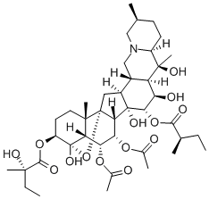 4α,9-エポキシセバン-3β,4,6α,7α,14,15α,16β,20-オクタオール6,7-ジアセタート3-[(S)-2-ヒドロキシ-2-メチルブタノアート]15-[(R)-2-メチルブタノアート]