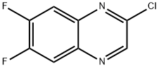 2-chloro-6,7-difluoroquinoxaline Struktur