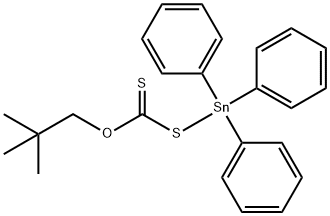 O-新戊烷-S-三苯甲锡烷基黄酸盐, 143037-51-8, 结构式