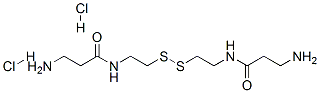N,N'-(dithiodiethylene)bis[3-aminopropionamide] dihydrochloride 结构式