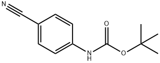 TERT-BUTYL 4-CYANOPHENYLCARBAMATE Structure