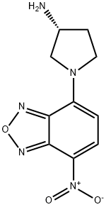 R-(-)-4-硝基-7-(3-氨基吡咯啉)2,1,3-苯并唑,143112-51-0,结构式