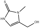 (2-MERCAPTO-1-METHYL-1H-IMIDAZOL-5-YL)METHANOL Struktur