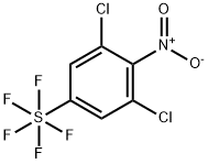 2,6-Dichloro-4-(pentafluorosulfur)nitrobenzene Struktur