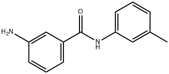 3-氨基-N-(3-甲基苯基)苯甲酰胺,14315-23-2,结构式