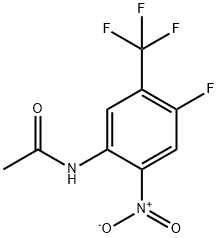 N-(4-FLUORO-2-NITRO-5-TRIFLUOROMETHYLPHENYL)-ACETAMIDE Structure