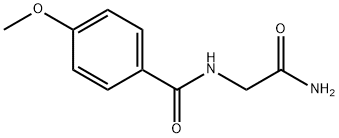 Benzamide, N-(2-amino-2-oxoethyl)-4-methoxy Structure