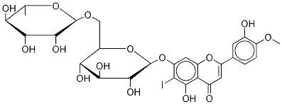 6-碘代地奥司明, 1431536-92-3, 结构式
