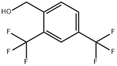2,4-ビス(トリフルオロメチル)ベンジルアルコール 化学構造式