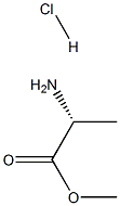 D-丙氨酸甲酯盐酸盐,14316-06-4,结构式