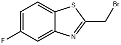 2-(BROMOMETHYL)-5-FLUOROBENZOTHIAZOLE 化学構造式