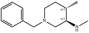 (3R,4S)-REL-N,4-二甲基-1-苄基-3-哌啶胺, 1431697-80-1, 结构式