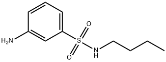 3-アミノ-N-ブチルベンゼンスルホンアミド 化学構造式