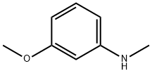 N-メチル-3-メトキシアニリン 化学構造式