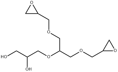 3-(bis(glycidyloxymethyl)methoxy)-1,2-propanediol Struktur