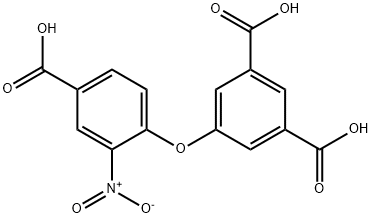 4-(3,5-二苯甲羧基)-3-硝基苯甲酸, 143193-46-8, 结构式