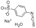 4-スルホフェニル イソチオシアナート ナトリウム塩 一水和物 化学構造式