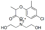 2,2′-イミノビス(エタノール)・2-(4-クロロ-2-メチルフェノキシ)プロピオン酸 化学構造式