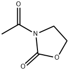 3-アセチル-2-オキサゾリジノン 化学構造式
