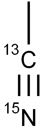 ACETONITRILE-1-13C,15N Structure