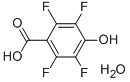 2,3,5,6-TETRAFLUORO-4-HYDROXYBENZOIC ACID HYDRATE Struktur