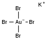 POTASSIUM TETRABROMOAURATE(III) Structure