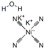 シアン化ニッケル( Ⅱ) カリウム一水和物 化学構造式