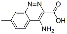 4-アミノ-7-メチルシンノリン-3-カルボン酸 化学構造式