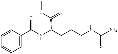 N5-アミノカルボニル-N2-ベンゾイル-L-オルニチンメチル 化学構造式
