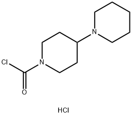 1-クロロカルボニル-4-ピペリジノピペリジン塩酸塩 化学構造式