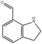 吲哚啉-7-甲醛, 143262-21-9, 结构式