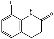 8-FLUORO-3,4-DIHYDRO-1H QUINOLIN-2-ONE Struktur