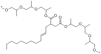 2-DODECENYLSUCCINIC ACID PROPOXYLATE Structure