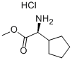 L-Cyclopentyl-gly-methyl ester HCL  Struktur