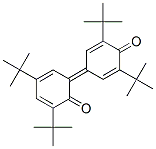 2,4-Di-tert-butyl-6-(3,5-di-tert-butyl-4-oxo-2,5-cyclohexadien-1-ylidene)-2,4-cyclohexadien-1-one Structure