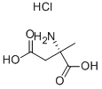 (S)-(+)-2-Amino-2-methylbutanedioic Acid Hydrochloride Salt Structure