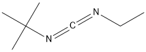 1-叔丁基-3-乙基氨基氰, 1433-27-8, 结构式
