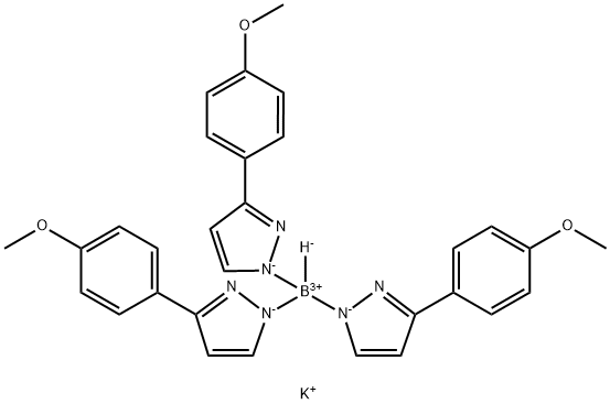 HYDROTRIS(3-ANISYLPYRAZOL-1-YL)BORATE POTASSIUM SALT Struktur