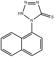 1-(1-萘)-1H-四唑E-5-硫醇 结构式