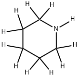 ピペリジン-D11 化学構造式