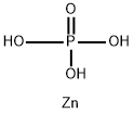 zinc hydrogen phosphate  Struktur