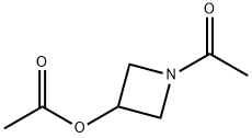 3-Azetidinol, 1-acetyl-, acetate (ester) (9CI) Struktur