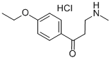 1-(3-Methylaminopropionyl)-4-ethoxybenzene hydrochloride Structure