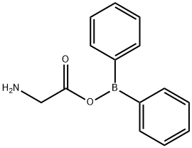 甘氨酰二苯基硼酸, 14335-29-6, 结构式