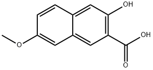 3-Hydroxy-7-Methoxy-2-Naphthoic Acid Struktur