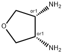 3,4-Furandiamine,tetrahydro-,cis-(9CI) Structure