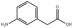 3-Aminophenylacetic acid Struktur