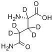 L-グルタミン-2,3,3,4,4-D5 化学構造式