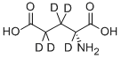 D‐グルタミン酸‐2,3,3,4,4‐D5 化学構造式